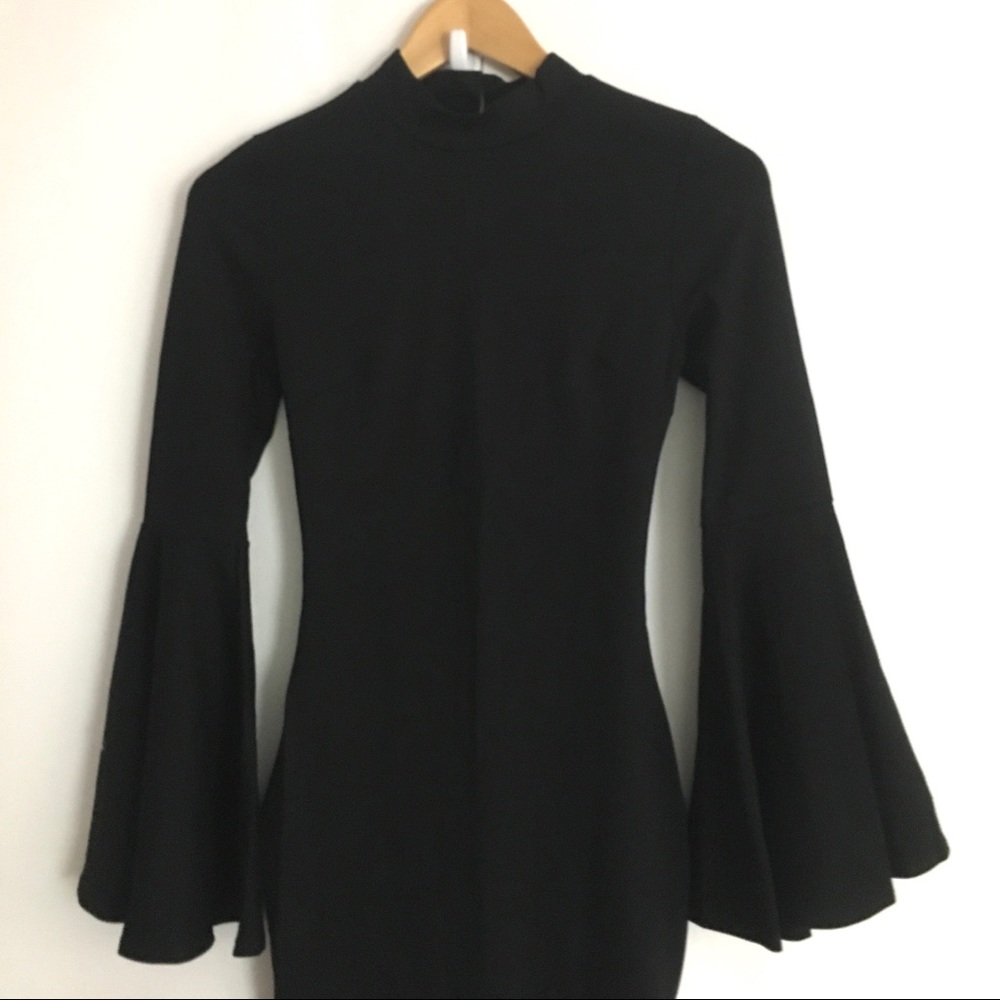 Fashion Nova Bell Sleeve Dress - Picture 6 of 10